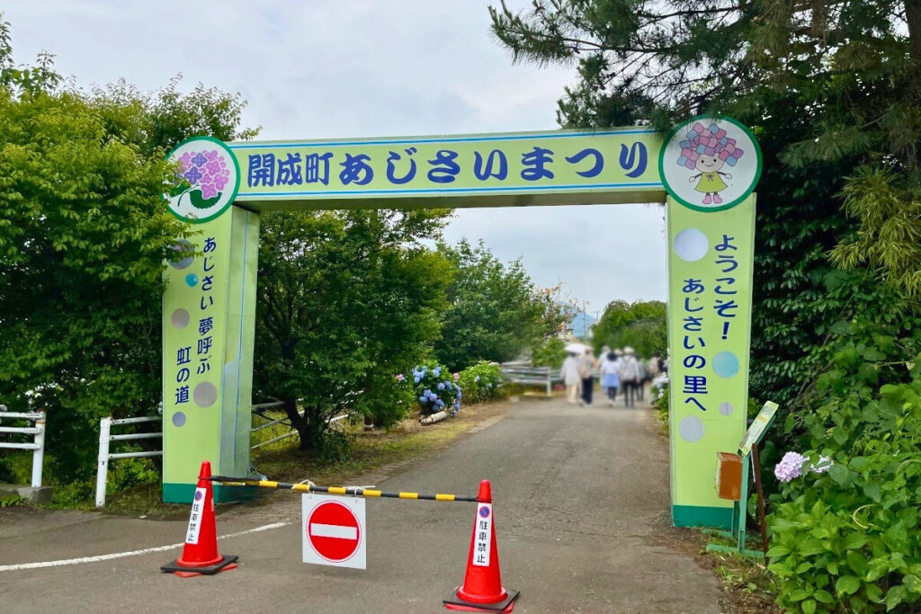開成あじさいの里
