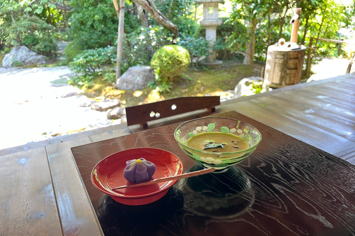 浄妙寺でお抹茶