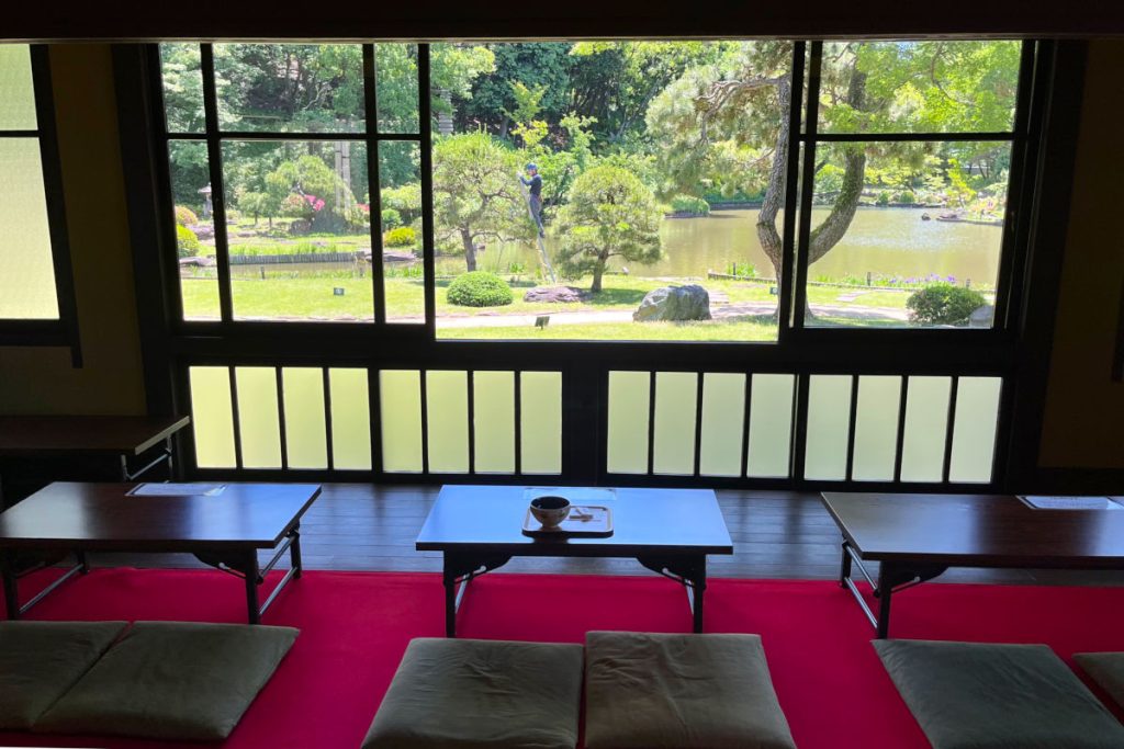 肥後細川庭園 松聲閣