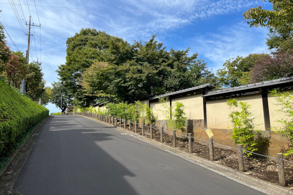 町田市そば畑へ向かう