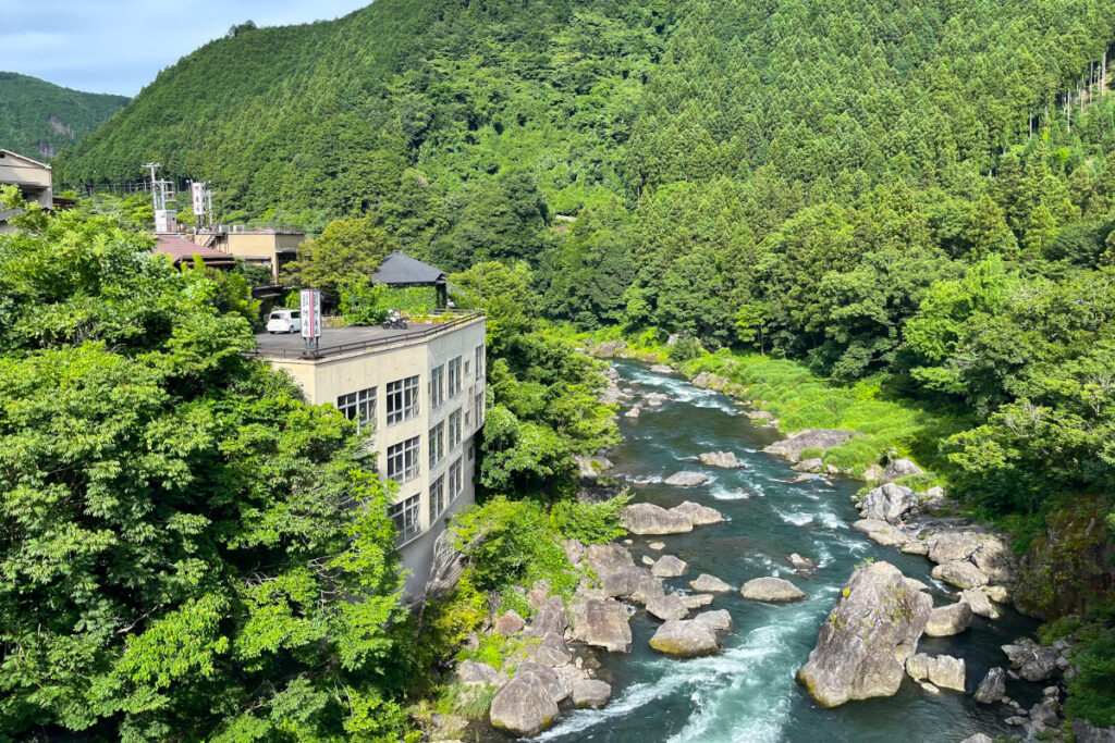 御岳橋からの眺め
