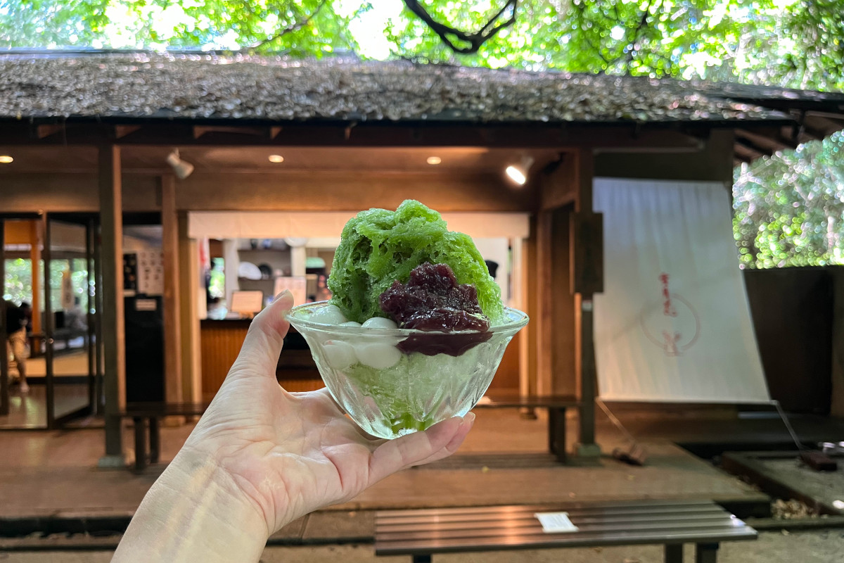 等々力渓谷「雪月花」