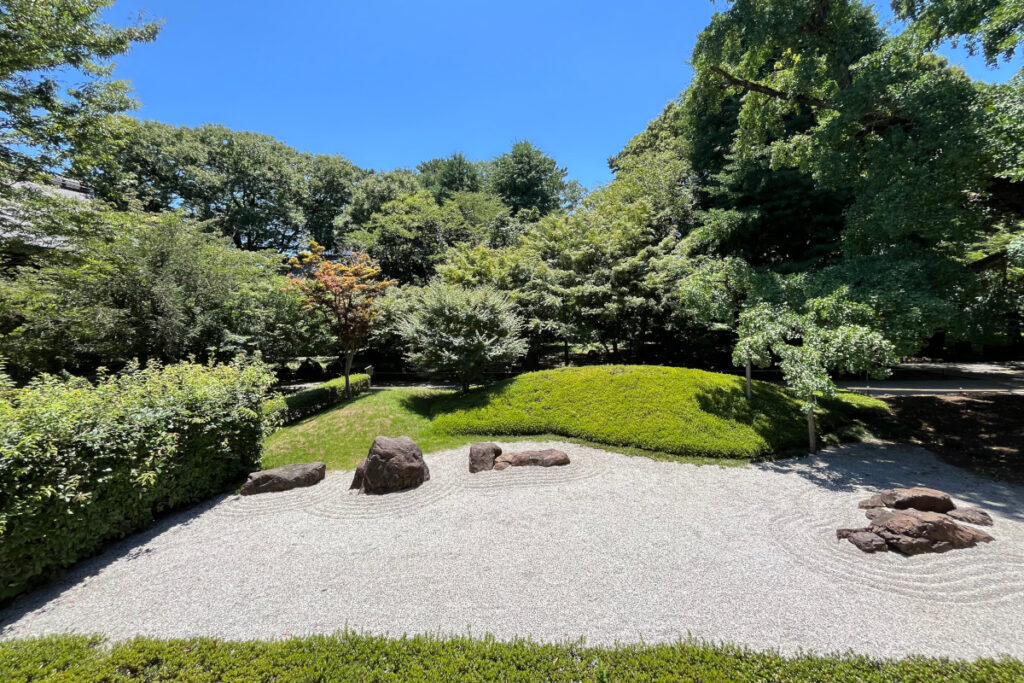 九品仏浄真寺の枯山水庭園