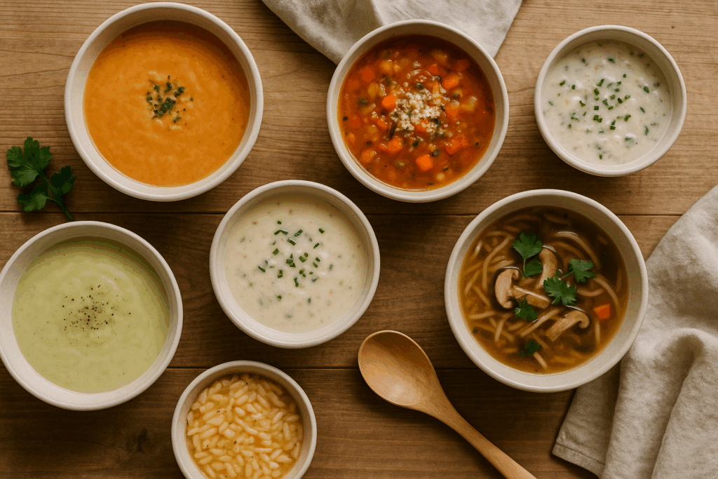 あたたかいスープのレパートリーを増やす