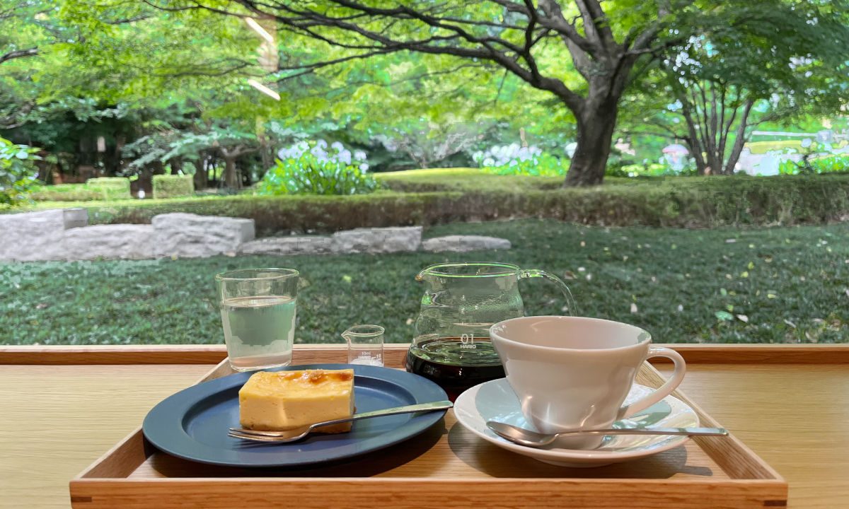 【六本木】メニューも！緑が見える「ハリオカフェ」泉屋博古館東京店