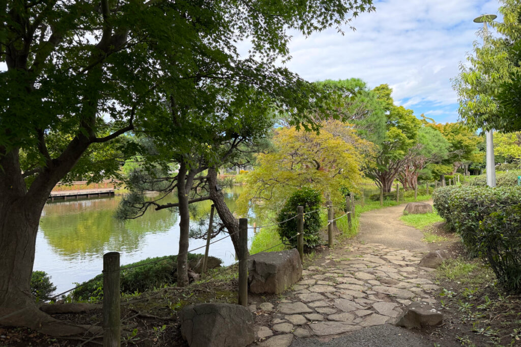 小菅東スポーツ公園 日本庭園