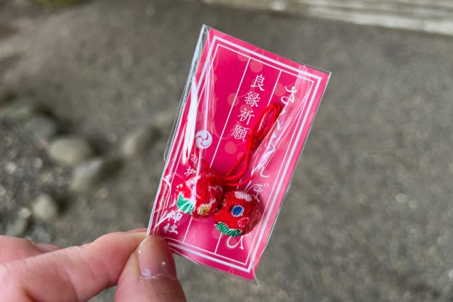 赤坂氷川神社のおみくじ「さくらんぼ結び」